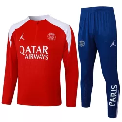 Paris Saint-Germain Trainingspullover 2025/26 Viertelreißverschluss Rote Paris Saint-Germain Trainingspullover 2025/26 Viertelreißverschluss Rote