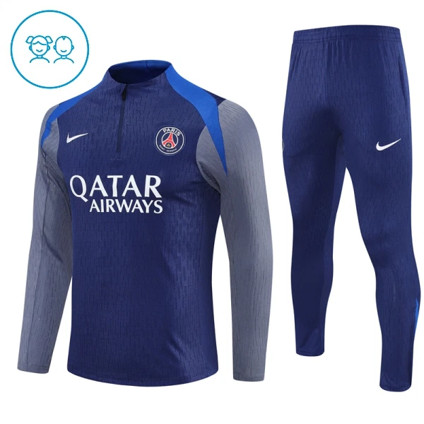 Paris Saint-Germain Trainingspullover Kinder 2025/26 Viertelreißverschluss Navy Paris Saint-Germain Trainingspullover Kinder 2025/26 Viertelreißverschluss Navy