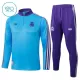Real Madrid Trainingspullover Kinder 2025/26 Viertelreißverschluss Blaue Real Madrid Trainingspullover Kinder 2025/26 Viertelreißverschluss Blaue