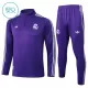 Real Madrid Trainingspullover Kinder 2025/26 Viertelreißverschluss Lila Real Madrid Trainingspullover Kinder 2025/26 Viertelreißverschluss Lila