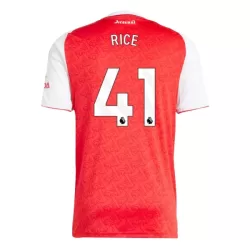 Günstige Arsenal Rice 41 Herrentrikot Heim 2025/26 Kurzarm Günstige Arsenal Rice 41 Herrentrikot Heim 2025/26 Kurzarm