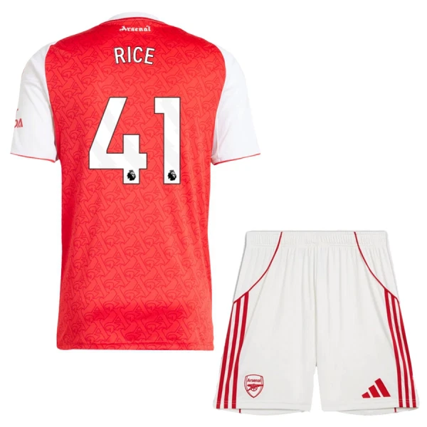 Günstige Arsenal Rice 41 Kindertrikot Heim 2025/26 Kurzarm Günstige Arsenal Rice 41 Kindertrikot Heim 2025/26 Kurzarm