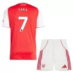 Günstige Arsenal Saka 7 Kindertrikot Heim 2025/26 Kurzarm