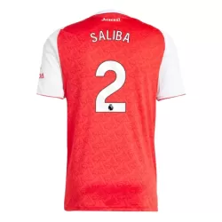 Günstige Arsenal Saliba 2 Herrentrikot Heim 2025/26 Kurzarm Günstige Arsenal Saliba 2 Herrentrikot Heim 2025/26 Kurzarm