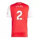 Günstige Arsenal Saliba 2 Herrentrikot Heim 2025/26 Kurzarm Günstige Arsenal Saliba 2 Herrentrikot Heim 2025/26 Kurzarm