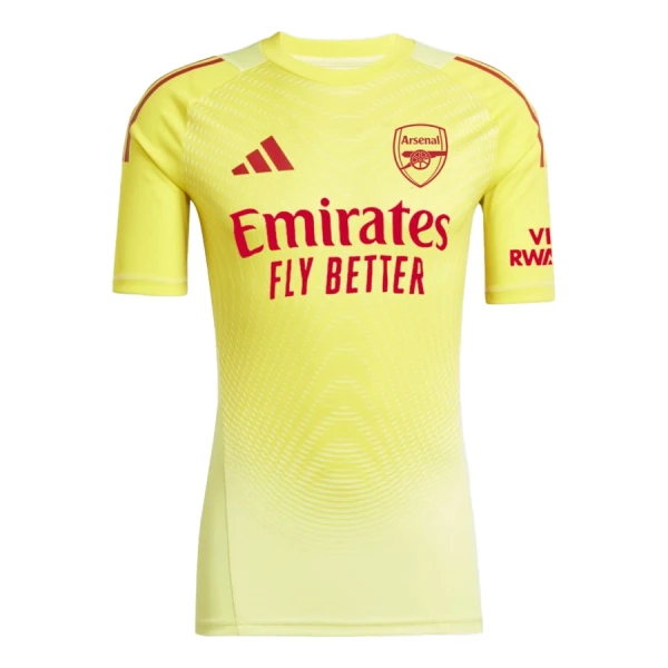 Günstige Arsenal Torwart Herrentrikot 2025/26 Kurzarm Günstige Arsenal Torwart Herrentrikot 2025/26 Kurzarm