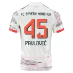 Günstige FC Bayern München Aleksandar Pavlovic 45 Herrentrikot Auswärts 2025/26 Kurzarm