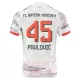Günstige FC Bayern München Aleksandar Pavlovic 45 Herrentrikot Auswärts 2025/26 Kurzarm Günstige FC Bayern München Aleksandar Pavlovic 45 Herrentrikot Auswärts 2025/26 Kurzarm