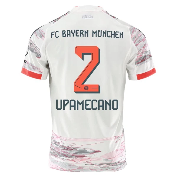 Günstige FC Bayern München Dayot Upamecano 2 Kindertrikot Auswärts 2025/26 Kurzarm