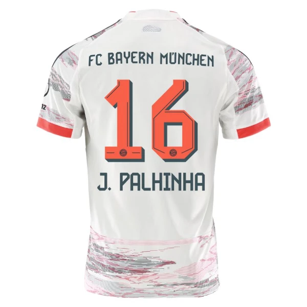 Günstige FC Bayern München J. Palhinha 16 Herrentrikot Auswärts 2025/26 Kurzarm Günstige FC Bayern München J. Palhinha 16 Herrentrikot Auswärts 2025/26 Kurzarm