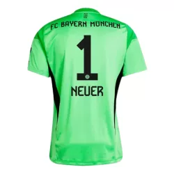 Günstige FC Bayern München Neuer 1 Torwart Kindertrikot 2025/26 Kurzarm Grüne