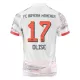 Günstige FC Bayern München Olise 17 Kindertrikot Auswärts 2025/26 Kurzarm