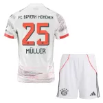 Günstige FC Bayern München Thomas Muller 25 Kindertrikot Auswärts 2025/26 Kurzarm