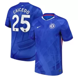 Günstige Chelsea Caicedo 25 Herrentrikot Heim 2025/26 Kurzarm Günstige Chelsea Caicedo 25 Herrentrikot Heim 2025/26 Kurzarm