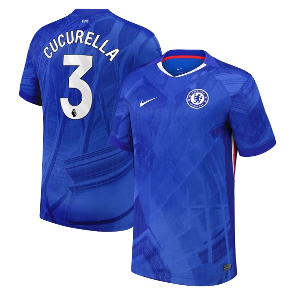 Günstige Chelsea Cucurella 3 Herrentrikot Heim 2025/26 Kurzarm Günstige Chelsea Cucurella 3 Herrentrikot Heim 2025/26 Kurzarm