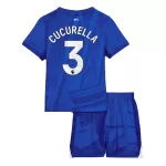 Günstige Chelsea Cucurella 3 Kindertrikot Heim 2025/26 Kurzarm
