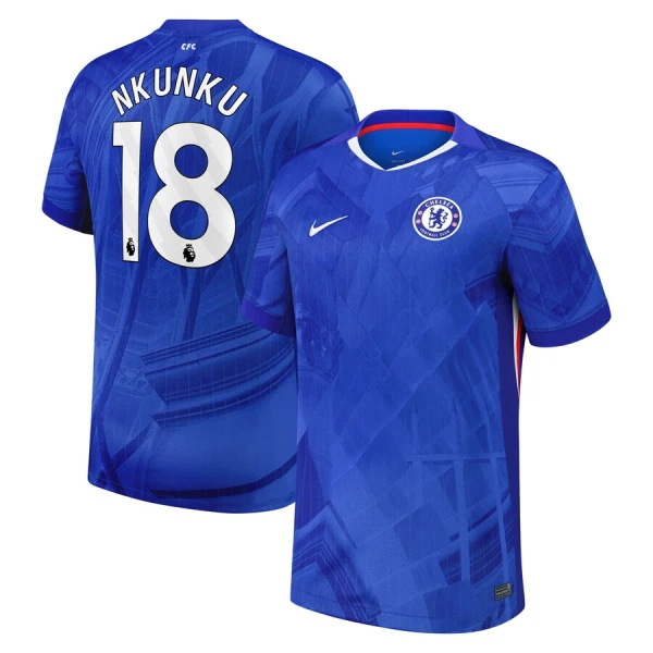 Günstige Chelsea Nkunku 18 Herrentrikot Heim 2025/26 Kurzarm