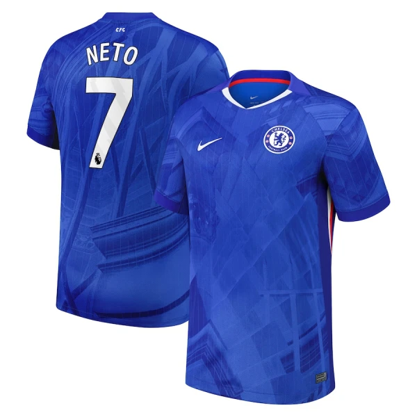 Günstige Chelsea Pedro Neto 7 Herrentrikot Heim 2025/26 Kurzarm Günstige Chelsea Pedro Neto 7 Herrentrikot Heim 2025/26 Kurzarm