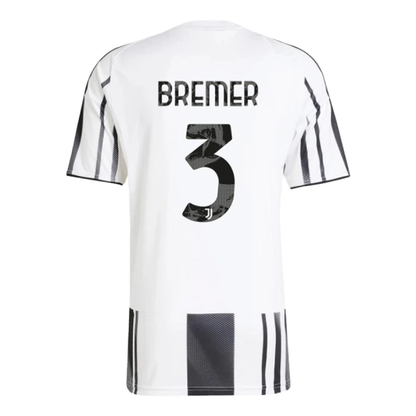 Günstige Juventus Turin Bremer 3 Kindertrikot Heim 2025/26 Kurzarm