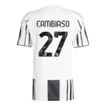 Günstige Juventus Turin Cambiaso 27 Herrentrikot Heim 2025/26 Kurzarm