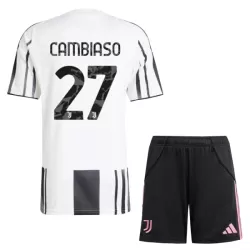 Günstige Juventus Turin Cambiaso 27 Kindertrikot Heim 2025/26 Kurzarm Günstige Juventus Turin Cambiaso 27 Kindertrikot Heim 2025/26 Kurzarm