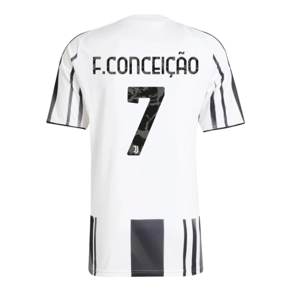 Günstige Juventus Turin F. Conceicao 7 Herrentrikot Heim 2025/26 Kurzarm Günstige Juventus Turin F. Conceicao 7 Herrentrikot Heim 2025/26 Kurzarm