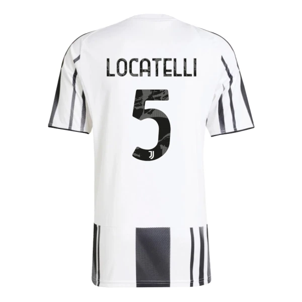 Günstige Juventus Turin Locatelli 5 Kindertrikot Heim 2025/26 Kurzarm