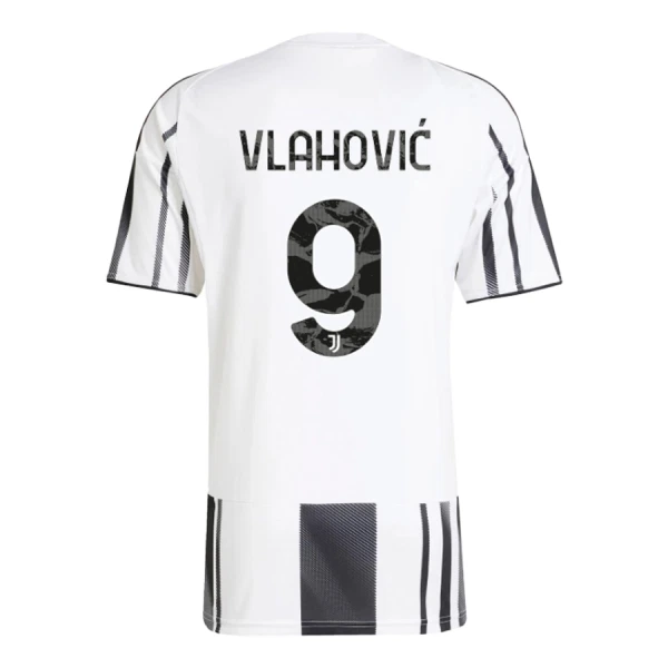 Günstige Juventus Turin Vlahovic 9 Kindertrikot Heim 2025/26 Kurzarm