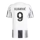 Günstige Juventus Turin Vlahovic 9 Kindertrikot Heim 2025/26 Kurzarm