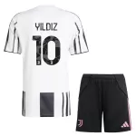 Günstige Juventus Turin Yildiz 10 Kindertrikot Heim 2025/26 Kurzarm