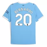 Günstige Manchester City Bernardo 20 Herrentrikot Heim 2025/26 Kurzarm