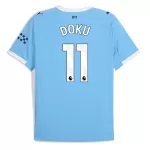 Günstige Manchester City Doku 11 Herrentrikot Heim 2025/26 Kurzarm