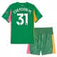 Günstige Manchester City Ederson M. 31 Torwart Kindertrikot 2025/26 Kurzarm Grüne Günstige Manchester City Ederson M. 31 Torwart Kindertrikot 2025/26 Kurzarm Grüne