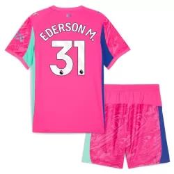 Günstige Manchester City Ederson M. 31 Torwart Kindertrikot 2025/26 Kurzarm Rosa Günstige Manchester City Ederson M. 31 Torwart Kindertrikot 2025/26 Kurzarm Rosa