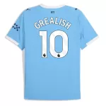 Günstige Manchester City Grealish 10 Herrentrikot Heim 2025/26 Kurzarm