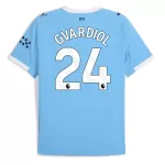 Günstige Manchester City Gvardiol 24 Herrentrikot Heim 2025/26 Kurzarm