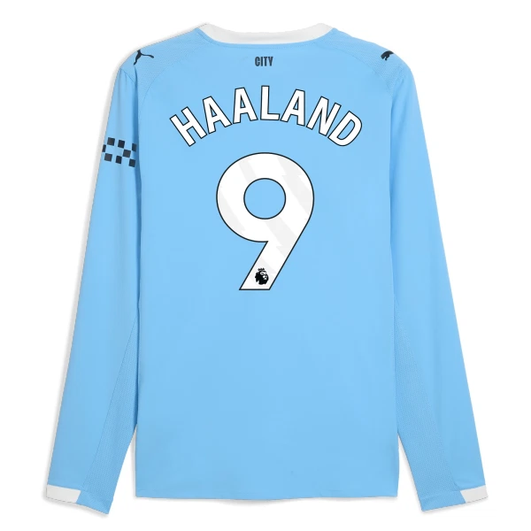 Günstige Manchester City Haaland 9 Herrentrikot Heim 2025/26 Langarm Günstige Manchester City Haaland 9 Herrentrikot Heim 2025/26 Langarm