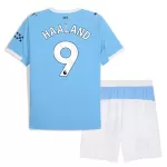 Günstige Manchester City Haaland 9 Kindertrikot Heim 2025/26 Kurzarm