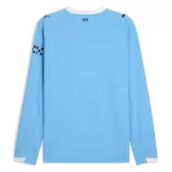 Günstige Manchester City Herrentrikot Heim 2025/26 Langarm
