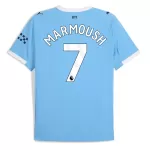 Günstige Manchester City Marmoush 7 Herrentrikot Heim 2025/26 Kurzarm