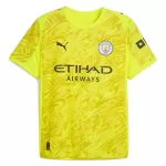 Günstige Manchester City Torwart Herrentrikot 2025/26 Kurzarm Gelbe