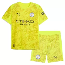 Günstige Manchester City Torwart Kindertrikot 2025/26 Kurzarm Gelbe Günstige Manchester City Torwart Kindertrikot 2025/26 Kurzarm Gelbe