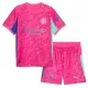 Günstige Manchester City Torwart Kindertrikot 2025/26 Kurzarm Rosa Günstige Manchester City Torwart Kindertrikot 2025/26 Kurzarm Rosa