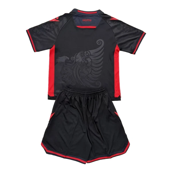 Günstige Albanien Kindertrikot Ausweich 2025/26 Kurzarm