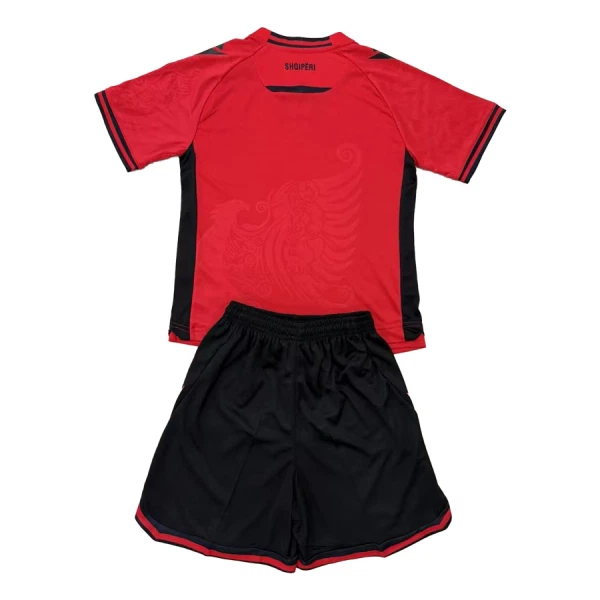 Günstige Albanien Kindertrikot Heim 2025/26 Kurzarm