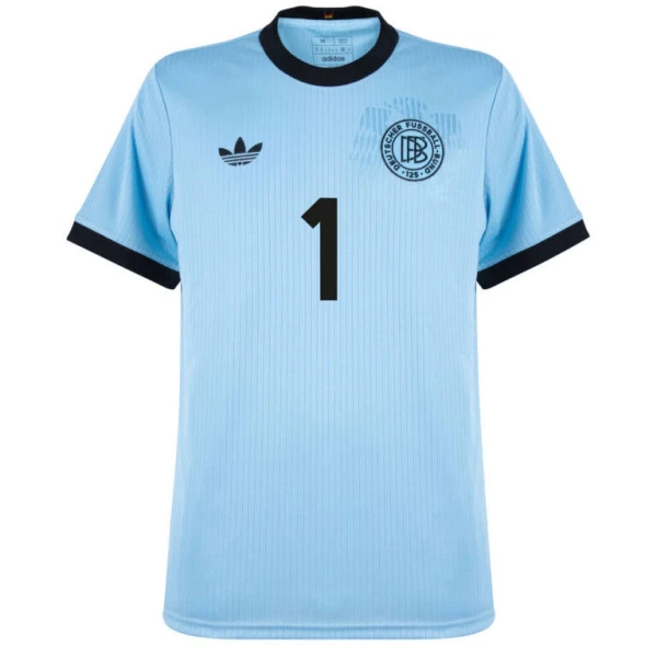 Günstige Deutschland Kahn 1 Torwart Herrentrikot Jubiläum 2025 Kurzarm