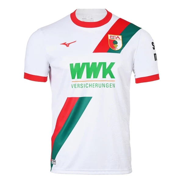Günstige FC Augsburg Herrentrikot Heim 2025/26 Kurzarm Günstige FC Augsburg Herrentrikot Heim 2025/26 Kurzarm