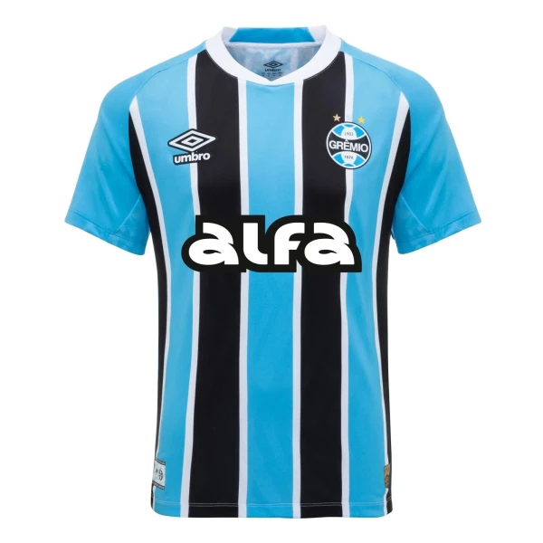 Günstige Grêmio FBPA Herrentrikot Heim 2025/26 Kurzarm