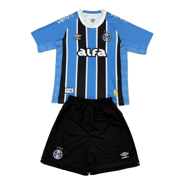 Günstige Grêmio FBPA Kindertrikot Heim 2025/26 Kurzarm Günstige Grêmio FBPA Kindertrikot Heim 2025/26 Kurzarm