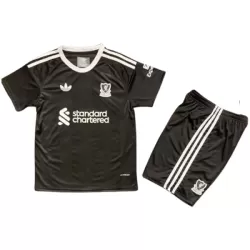 Günstige Liverpool Torwart Kindertrikot 2025/26 Kurzarm Schwarze Günstige Liverpool Torwart Kindertrikot 2025/26 Kurzarm Schwarze